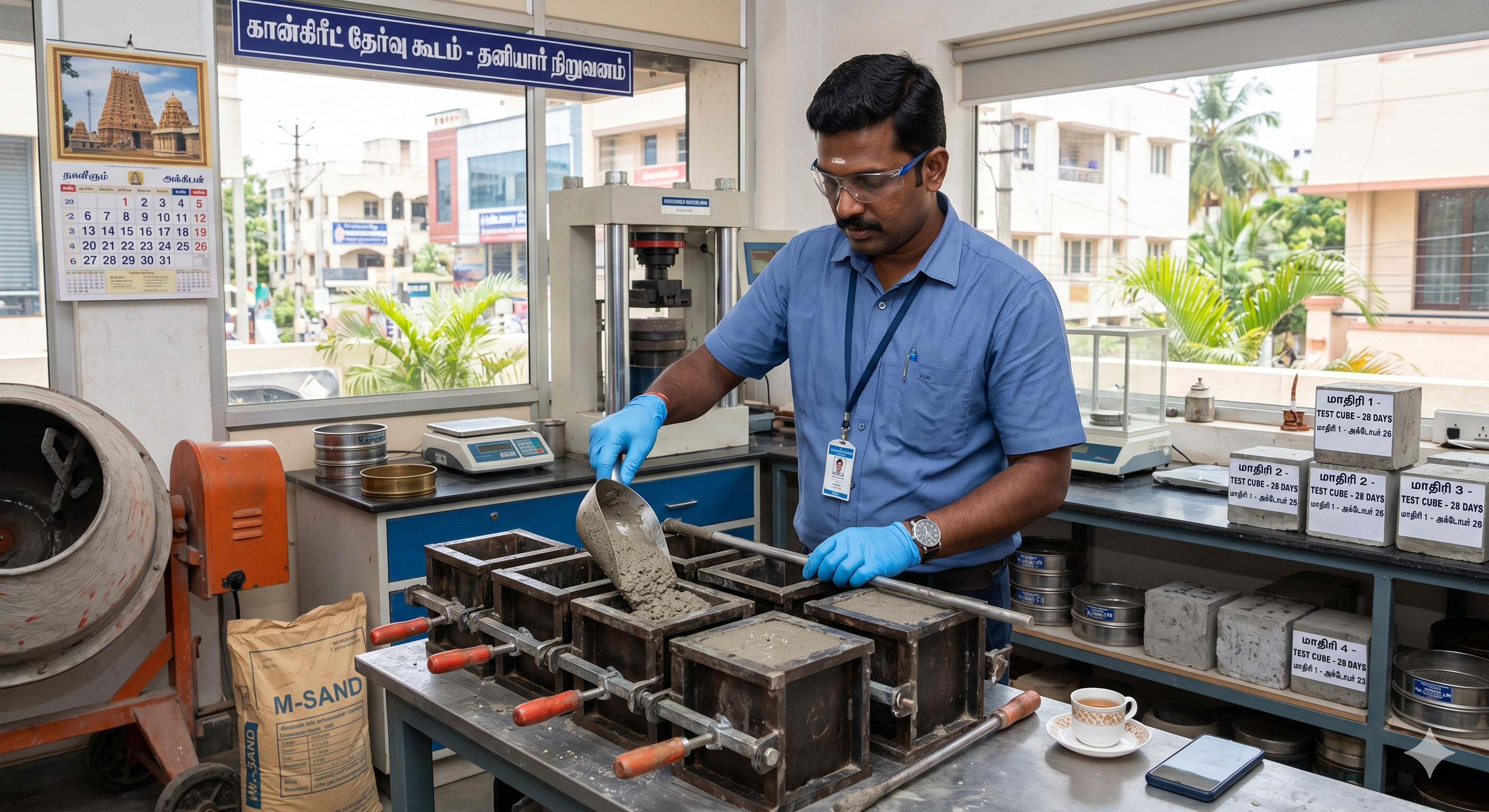 Concrete Moulds & Cube Moulds